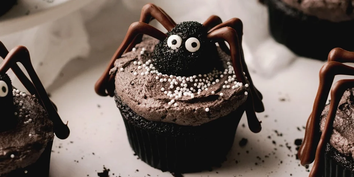 Spooky Spider Cupcakes