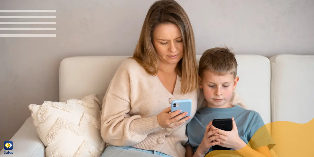 With the best porn blocker for Android, the child is using his phone safely