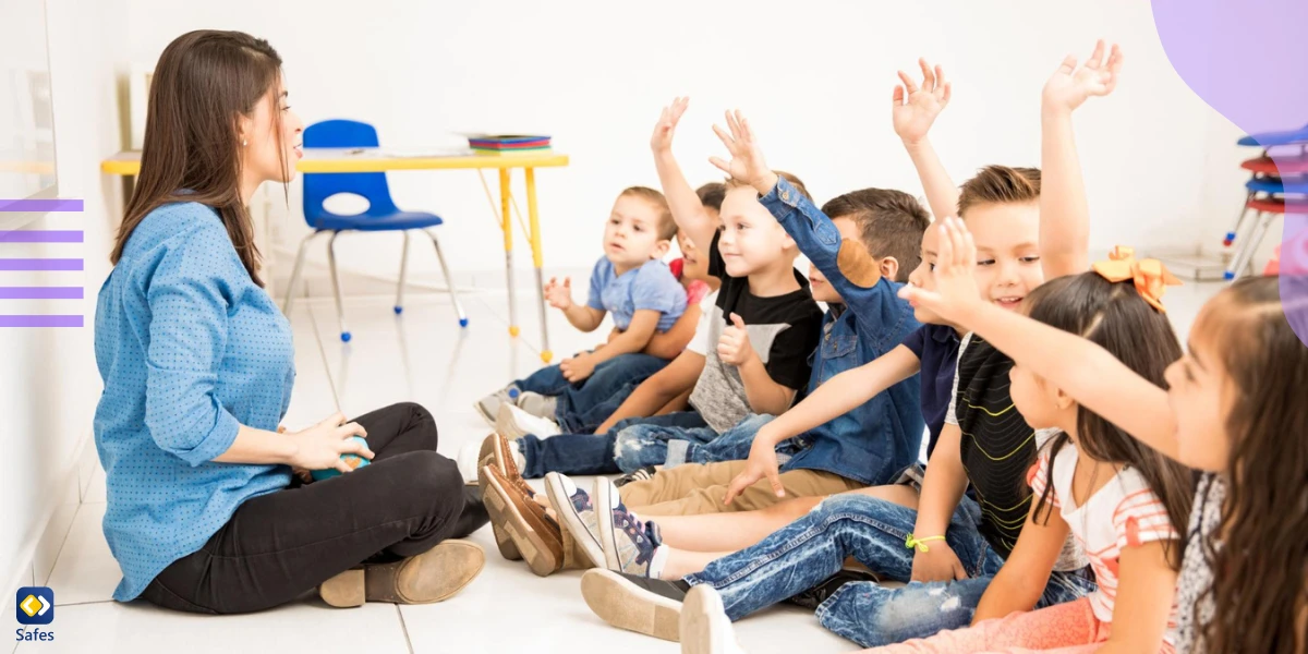 Children at kindergarten