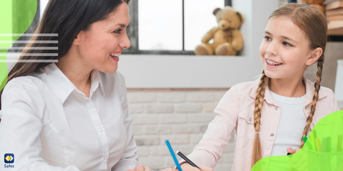 Child at a psychiatrist’s trying to manage her anger