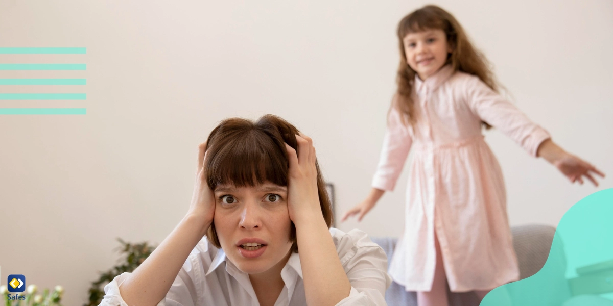 A mother is upset about her child’s behavior because she doesn’t really know how to deal with a tantrum.