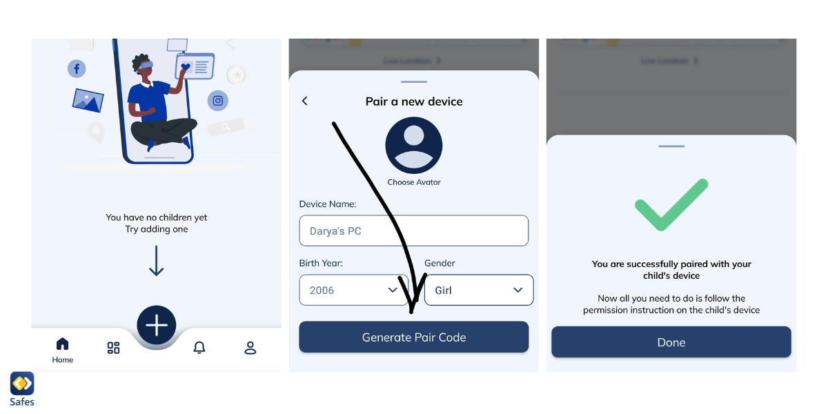 Steps to Configuring Safes for Internet Controls and Parental Restrictions