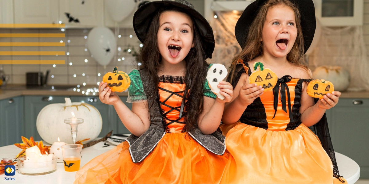 Children at a Halloween party