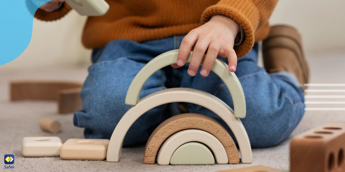 Playing with toys is one of the ways to develop motor skills.