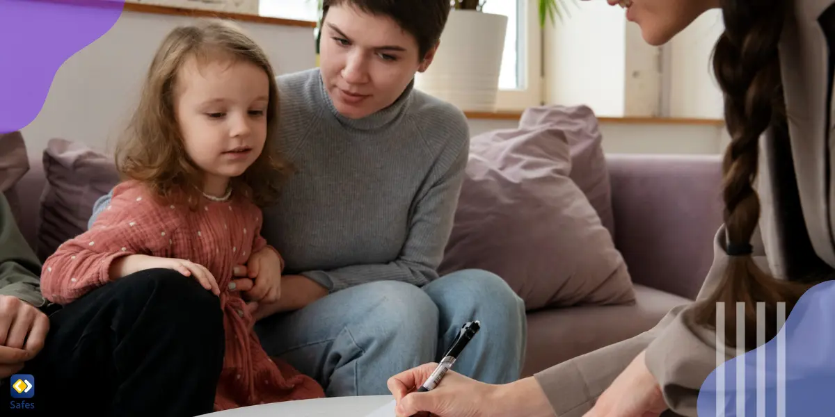 A mother seeking professional help to deal with her stubborn girl.