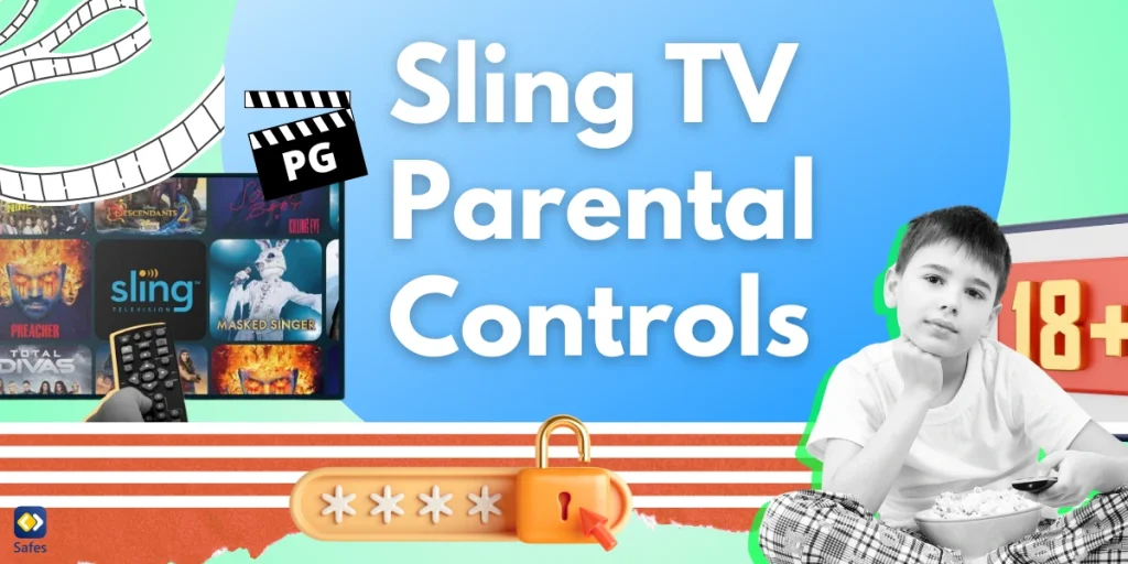 Grafisches Konzept der Sling TV-Kindersicherung