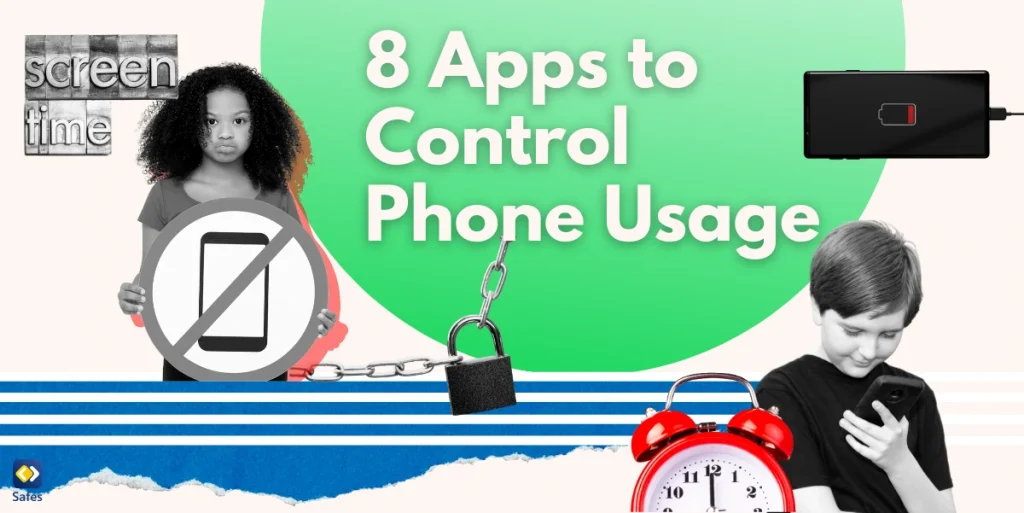 Graphic concept of Apps to Control Phone Usage