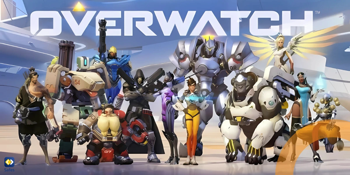 All Overwatch characters standing next to each other