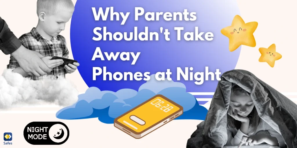 Graqphic concept of Why Parents Shouldn't Take Away Phones at Night